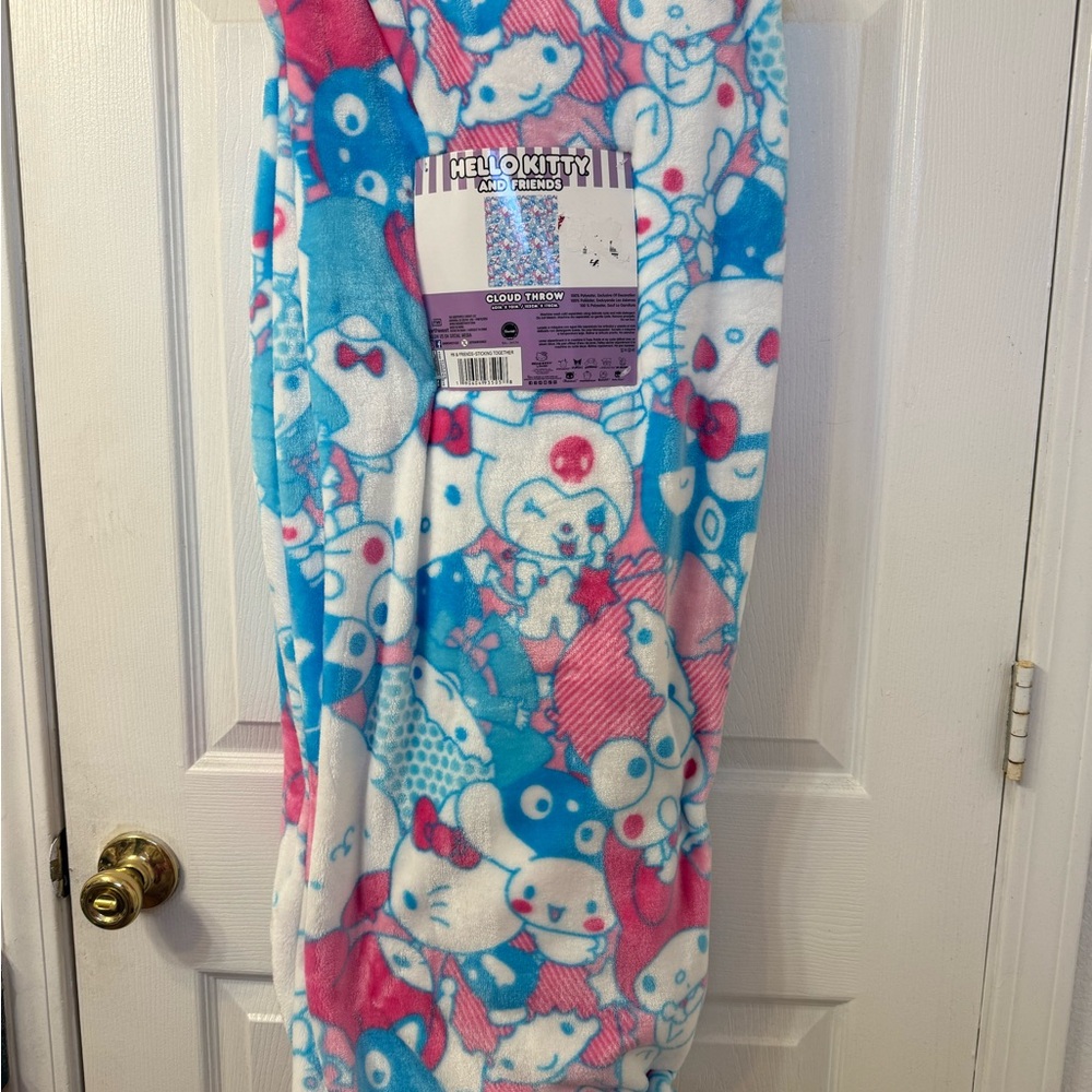 Hello Kitty Pink and Blue Blanket